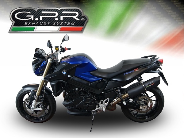 Bmw F800R 2015-2016, Furore Nero, Slip-on exhaust including removable db killer and link pipe 