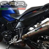 Bmw F800R 2017-2019, Powercone Evo, Slip-on exhaust including removable db killer and link pipe 