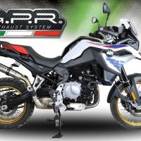 Bmw F850GS - Adventure 2018-2020, Deeptone Inox, Slip-on exhaust including removable db killer and link pipe 