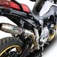 Bmw F850GS - Adventure 2018-2020, Deeptone Inox, Slip-on exhaust including removable db killer and link pipe 