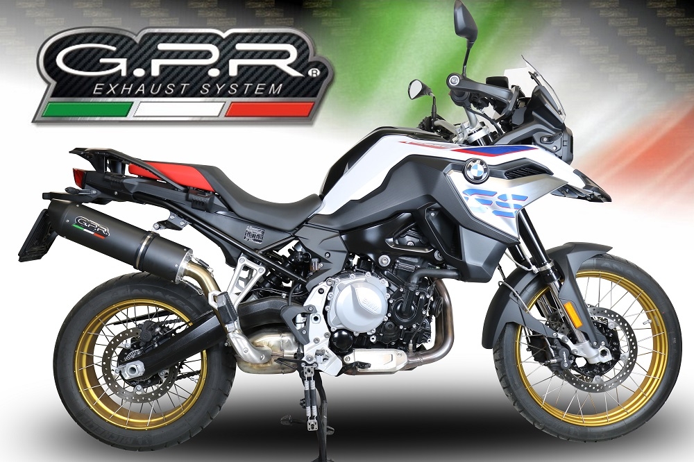 Bmw F 900 Gs Adventure 2024-2025, Furore Evo4 Nero, Slip-on exhaust including removable db killer and link pipe 