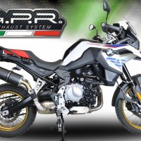 Bmw F 900 Gs Adventure 2024-2025, Furore Evo4 Nero, Slip-on exhaust including removable db killer and link pipe 