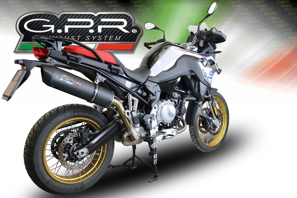 Bmw F 900 Gs Adventure 2024-2025, Furore Evo4 Nero, Slip-on exhaust including removable db killer and link pipe 