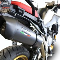 Bmw F850GS - Adventure 2018-2020, Furore Evo4 Nero, Slip-on exhaust including removable db killer and link pipe 