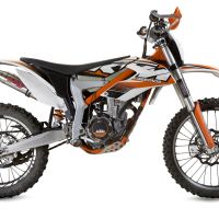 Ktm Freeride 350 4T 2012-2017, Deeptone Inox, Dual slip-on including removable db killers and link pipes 