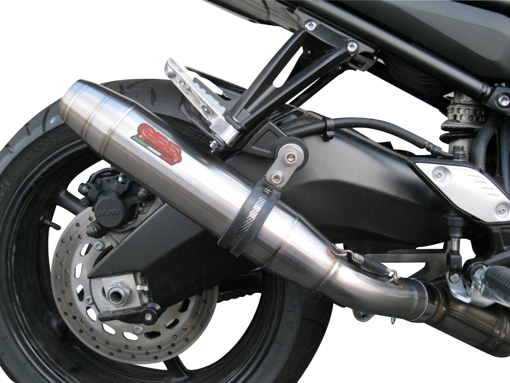 Yamaha FZ-8  2010-2016, Deeptone Inox, Slip-on exhaust including removable db killer and link pipe 