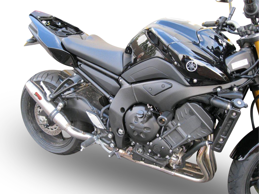 Yamaha FZ-8  2010-2016, Deeptone Inox, Slip-on exhaust including removable db killer and link pipe 