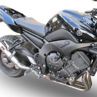 Yamaha FZ-8  2010-2016, Deeptone Inox, Slip-on exhaust including removable db killer and link pipe 