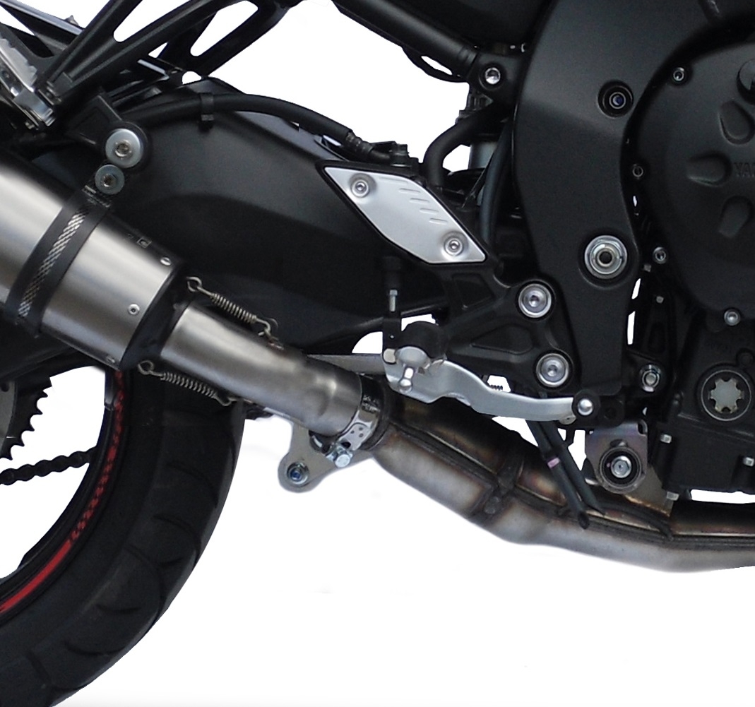 Yamaha FZ-8  2010-2016, Trioval, Slip-on exhaust including removable db killer and link pipe 