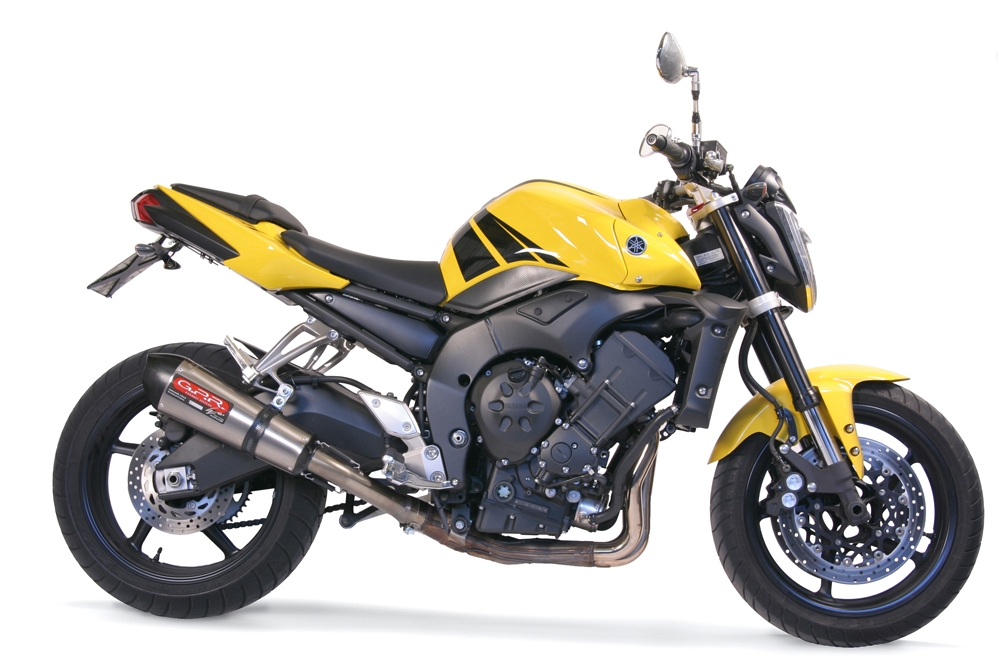 Yamaha FZ1 2006-2014, Gpe Ann. titanium, Slip-on exhaust including removable db killer and link pipe 