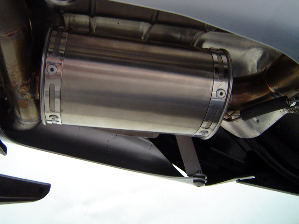 Suzuki GSR400 2006-2011, Alluminio Ghost, Slip-on exhaust including removable db killer and link pipe 