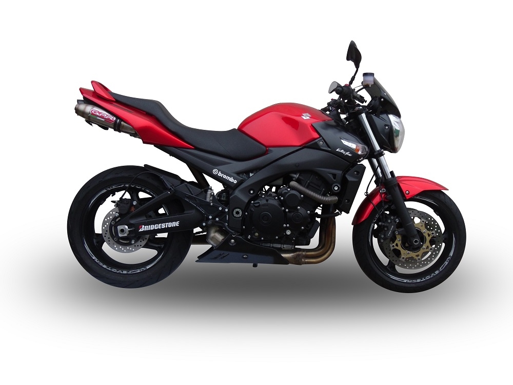 Suzuki GSR600 2006-2011, Deeptone Inox, Dual slip-on including removable db killers and link pipes 