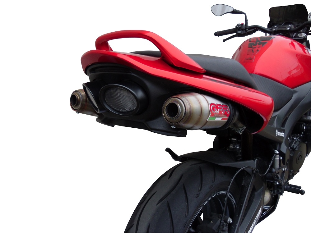 Suzuki GSR600 2006-2011, Deeptone Inox, Dual slip-on including removable db killers and link pipes 