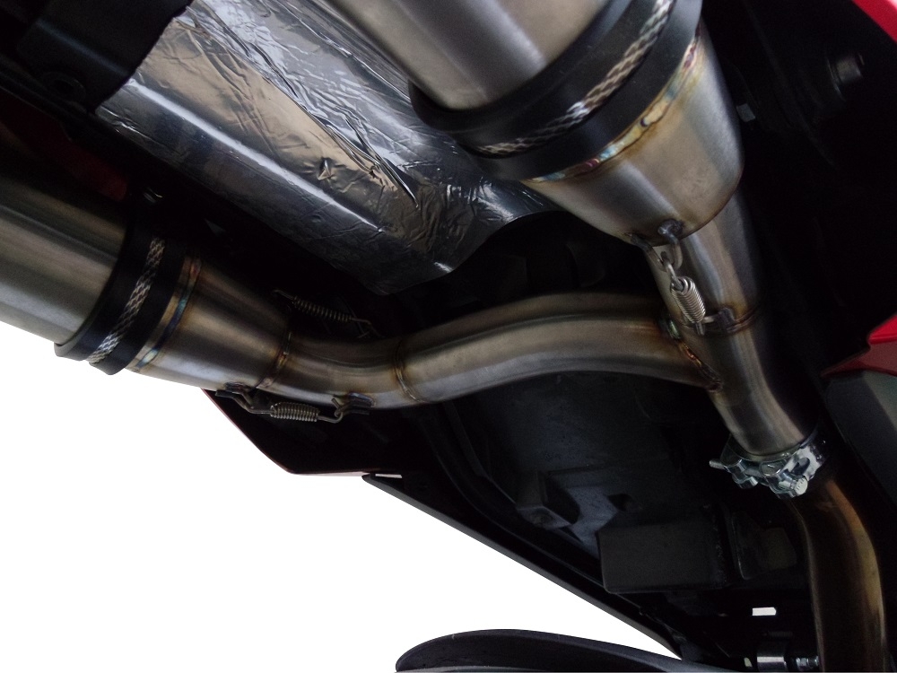 Suzuki GSR600 2006-2011, Deeptone Inox, Dual slip-on including removable db killers and link pipes 