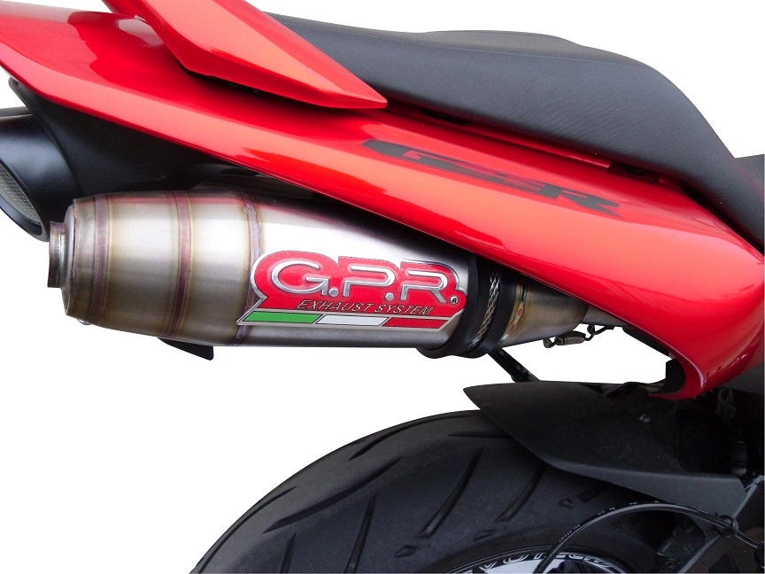 Suzuki GSR600 2006-2011, Deeptone Inox, Dual slip-on including removable db killers and link pipes 