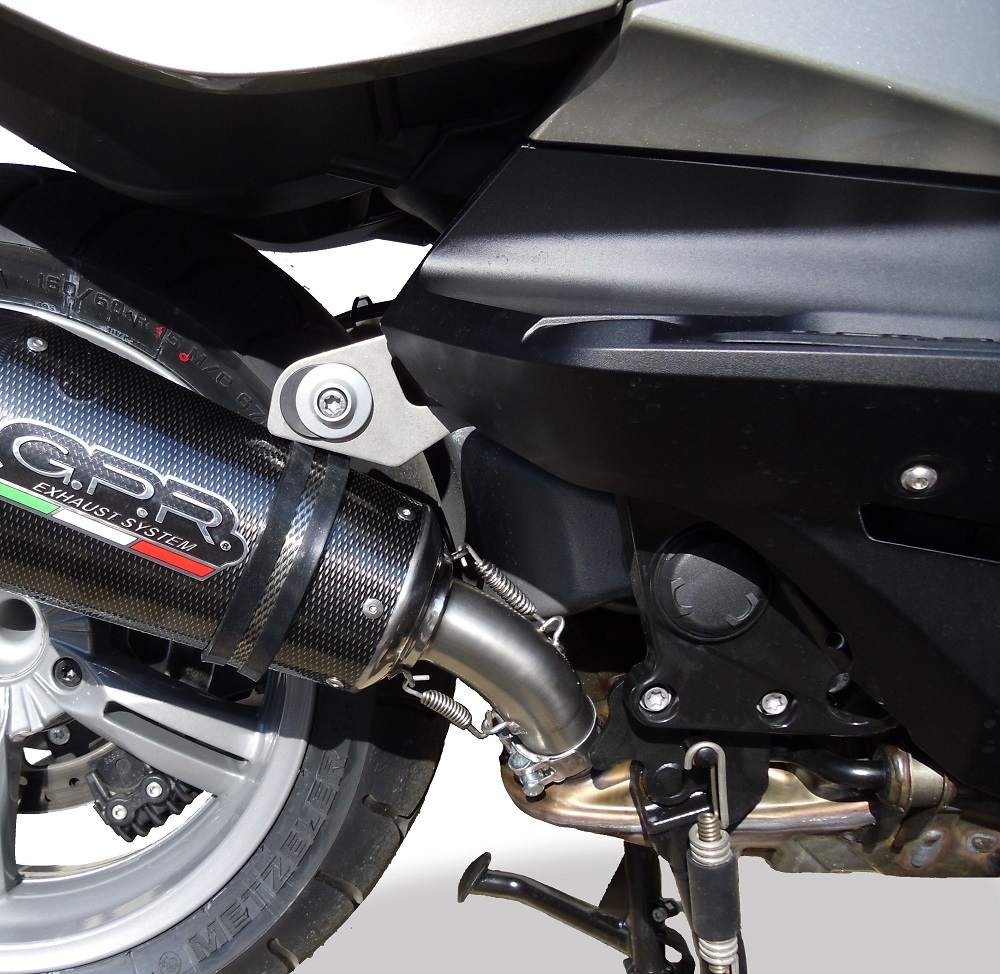 Bmw C650GT 2012-2015, Gpe Ann. Poppy, Slip-on exhaust including removable db killer and link pipe 