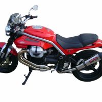 Moto Guzzi Griso 1100 2005-2008, Gpe Ann. titanium, Slip-on exhaust including removable db killer and link pipe 