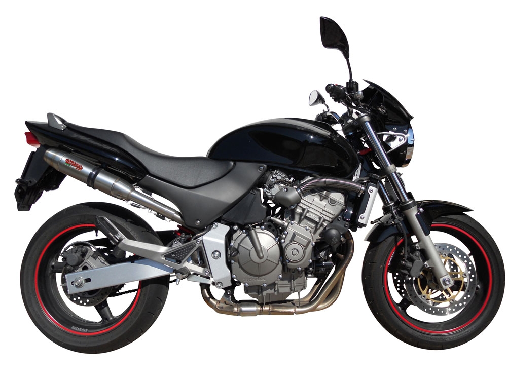 Honda CB600F Hornet 1998-2002, Deeptone Inox, Slip-on exhaust including removable db killer and link pipe 