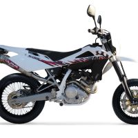 Husqvarna TE 125 4T  2010-2013, Powercone Evo, Slip-on exhaust including removable db killer and link pipe 