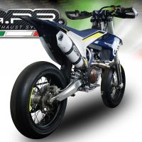 Husqvarna FC450 2016-2017, Albus Ceramic, Full system exhaust, including removable db killer 