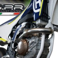 Husqvarna FC450 2016-2017, Albus Ceramic, Full system exhaust, including removable db killer 