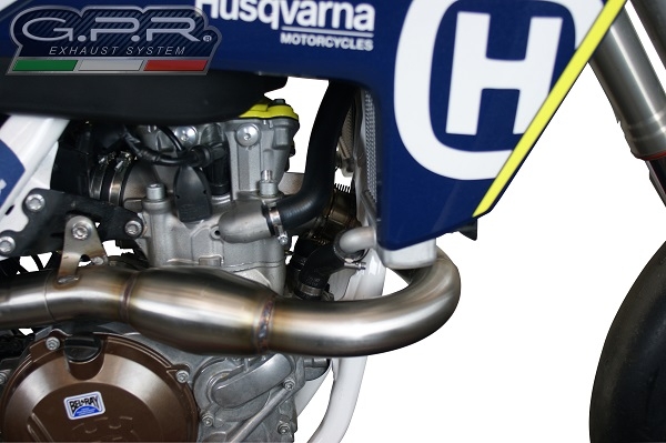 Husqvarna FC450 2016-2017, Furore Poppy, Full system exhaust, including removable db killer 