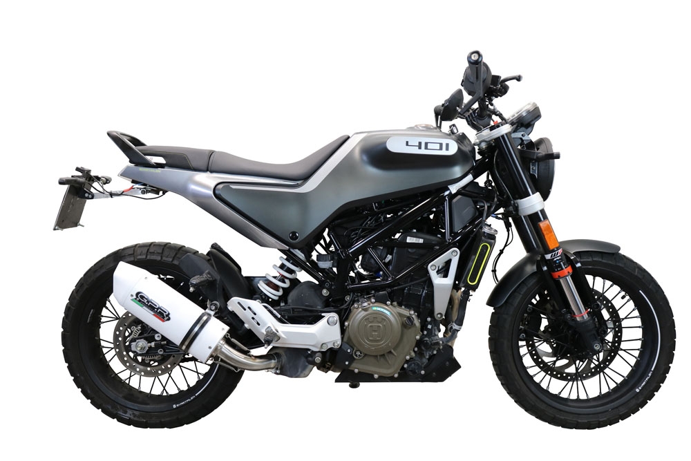 Husqvarna Vitpilen 401 2021-2023, Albus Evo4, Slip-on exhaust including removable db killer and link pipe 