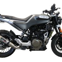 Husqvarna Vitpilen 401 2020-2020, Deeptone Inox, Slip-on exhaust including removable db killer and link pipe 