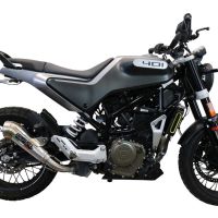 Husqvarna Svartpilen 401 2021-2023, Powercone Evo, Slip-on exhaust including removable db killer and link pipe 