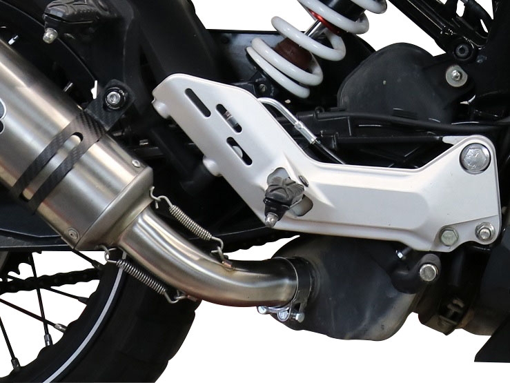 GPR exhaust compatible with  Husqvarna Vitpilen 401 2020-2020, M3 Black Titanium, Slip-on exhaust including removable db killer and link pipe 
