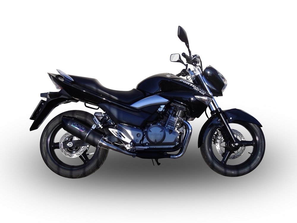 Suzuki Gw 250 F Inazuma 2012-2017, Furore Nero, Dual slip-on including removable db killers and link pipes 