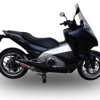 Honda Integra 700 2012-2013, Deeptone Inox, Slip-on exhaust including removable db killer and link pipe 