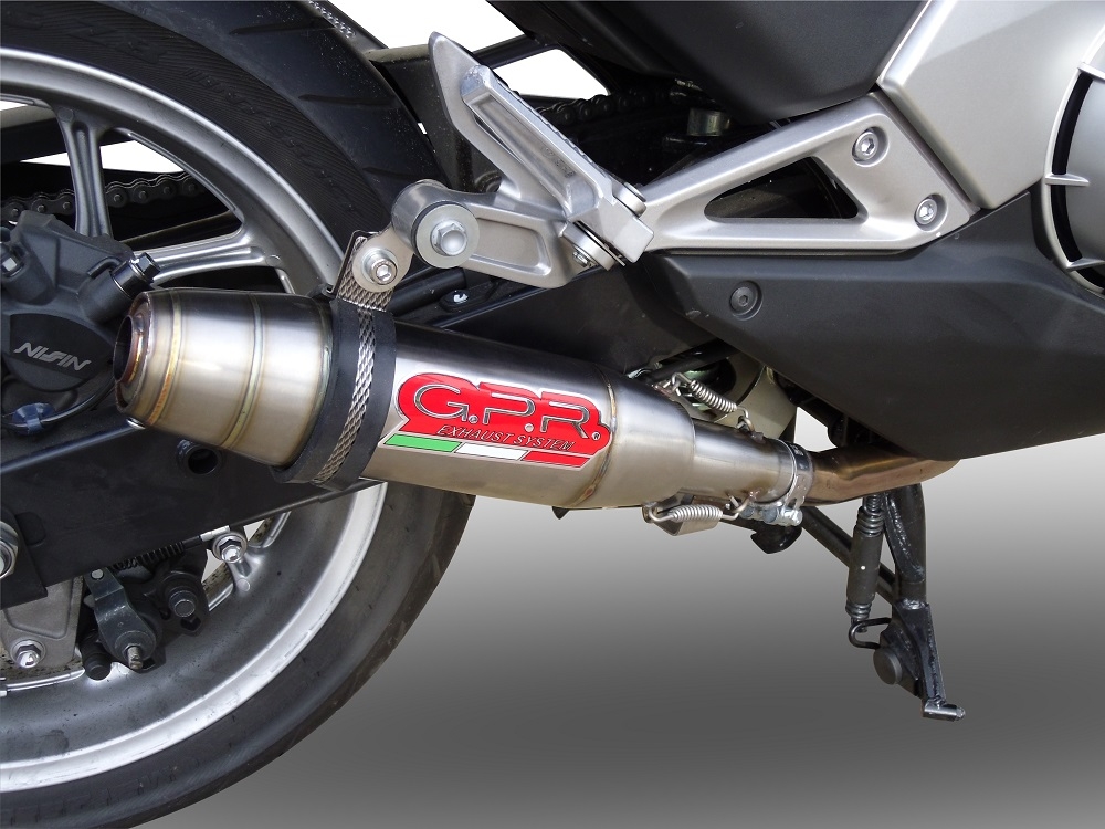 Honda Integra 750 2016-2020, Deeptone Inox, Slip-on exhaust including removable db killer and link pipe 