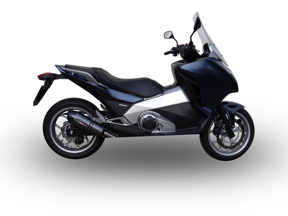 Honda Integra 700 2012-2013, Gpe Ann. Poppy, Slip-on exhaust including removable db killer and link pipe 