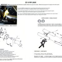 Kawasaki Zx-6R  2005-2006, Deeptone Inox, Slip-on exhaust including removable db killer and link pipe 