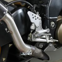 Kawasaki ZX-10R 2004-2005, M3 Inox , Slip-on exhaust including removable db killer and link pipe 