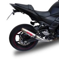 GPR exhaust compatible with  Kawasaki Z-750 S  2004-2006, Deeptone Inox, Slip-on exhaust including removable db killer and link pipe 