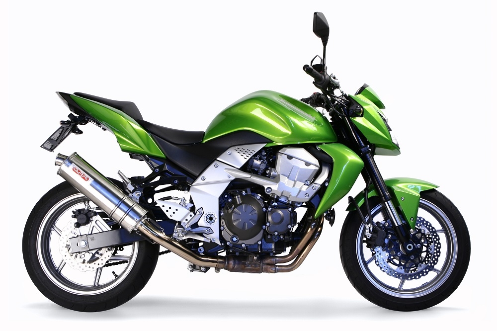 Kawasaki Z-750 S  2007-2014, Trioval, Slip-on exhaust including removable db killer and link pipe 