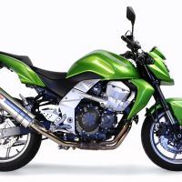 Kawasaki Z-750 S  2007-2014, Trioval, Slip-on exhaust including removable db killer and link pipe 