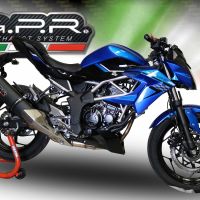 Kawasaki Ninja125 2019-2020, Furore Evo4 Nero, Slip-on exhaust including removable db killer and link pipe 