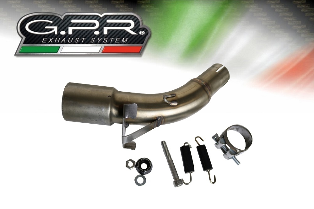 Kawasaki Z-125 2019-2020, M3 Inox , Slip-on exhaust including removable db killer and link pipe 