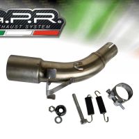 Kawasaki Ninja125 2019-2020, M3 Inox , Slip-on exhaust including link pipe 