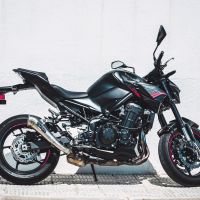 Kawasaki Z-900E 2020-2024, Powercone Evo, Slip-on exhaust including removable db killer and link pipe 