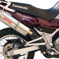 Kawasaki Kle 500 1991-2007, Trioval, Slip-on exhaust including removable db killer and link pipe 