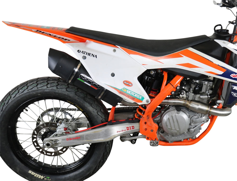 Ktm 450 SXF 2016-2018, Furore Nero, Full system exhaust, including removable db killer/spark arrestor 