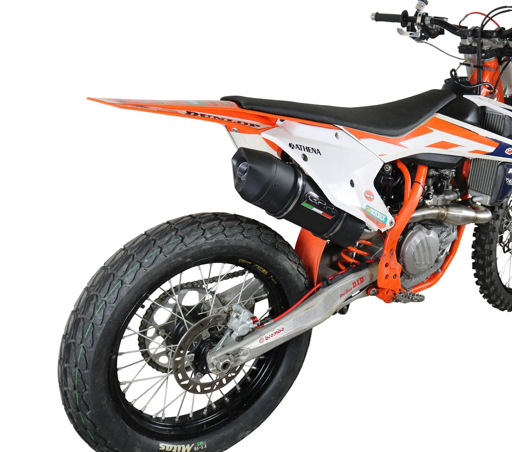 Ktm 450 SXF 2016-2018, Furore Nero, Full system exhaust, including removable db killer/spark arrestor 