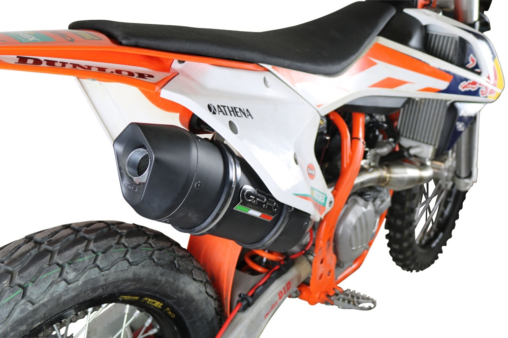 Ktm 450 SXF 2016-2018, Furore Nero, Full system exhaust, including removable db killer/spark arrestor 