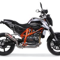 Ktm 690 Duke 2017-2020, Powercone Evo, Slip-on exhaust including removable db killer and link pipe 