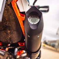 Ktm 890 SMT 2023-2024, Furore Evo4 Nero, Slip-on exhaust including removable db killer and link pipe 