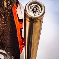 GPR exhaust compatible with  Ktm 890 Adventure R/Rally 2021-2023, Powercone Evo, Slip-on exhaust including removable db killer and link pipe 